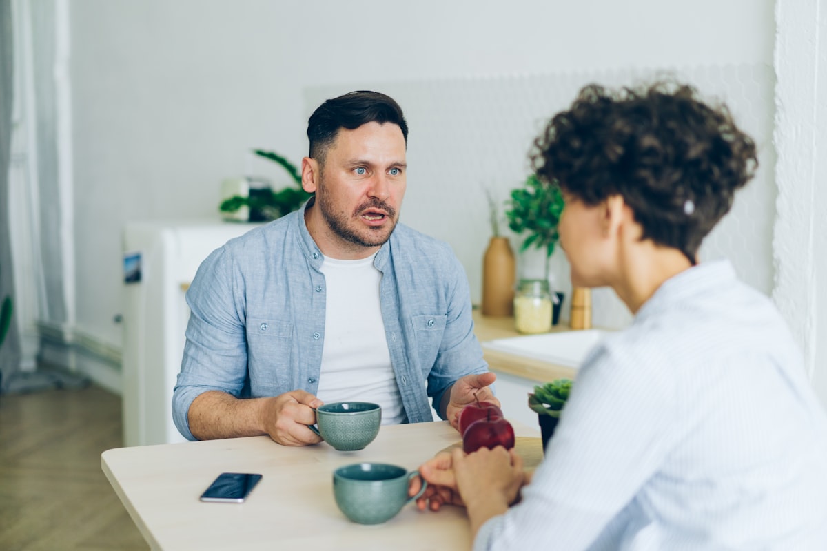 Man preparing healthy nutrition meal